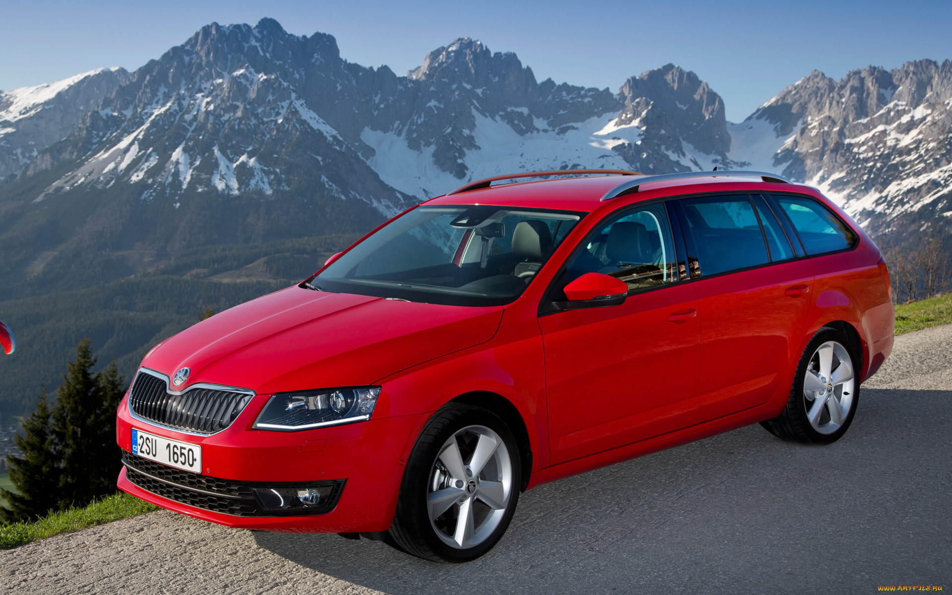 , skoda, combi, wagon, car, octavia